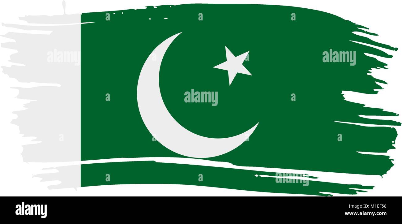 Il Pakistan bandiera, illustrazione vettoriale Illustrazione Vettoriale