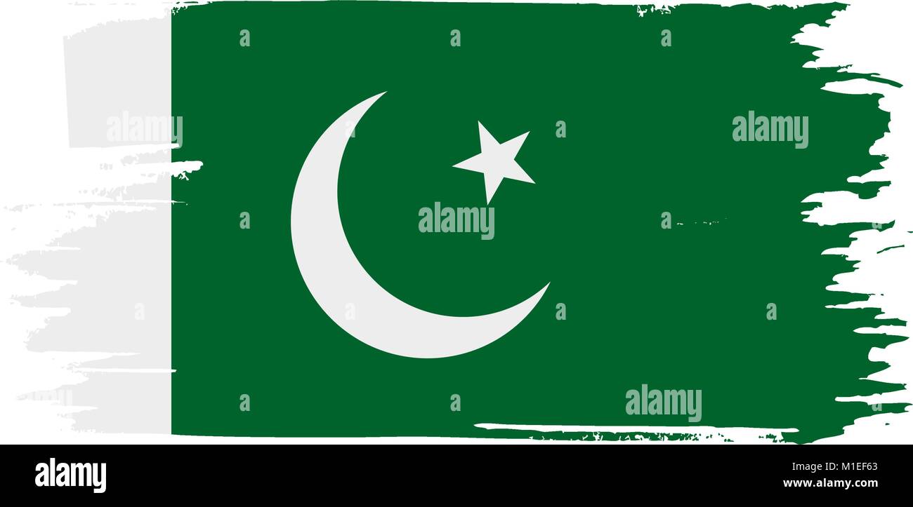 Il Pakistan bandiera, illustrazione vettoriale Illustrazione Vettoriale