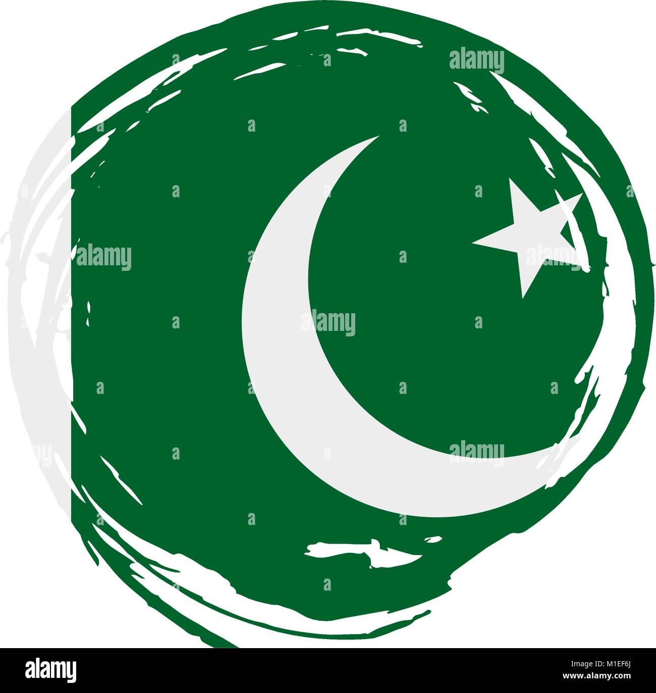 Il Pakistan bandiera, illustrazione vettoriale Illustrazione Vettoriale