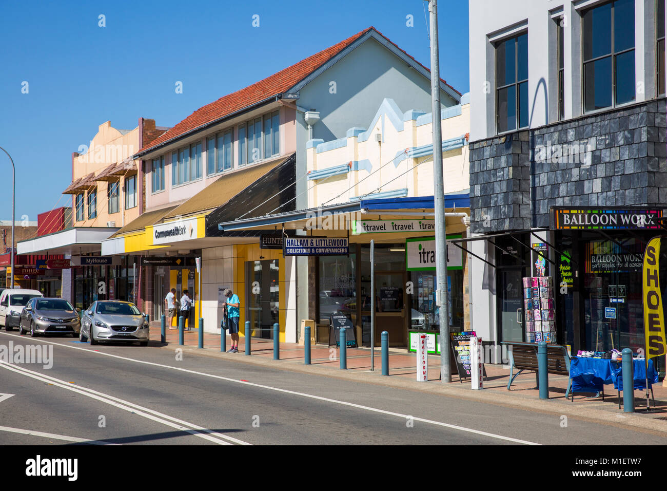 Cessnock Town Center, una grande città città nel Nuovo Galles del Sud, Australia Foto Stock