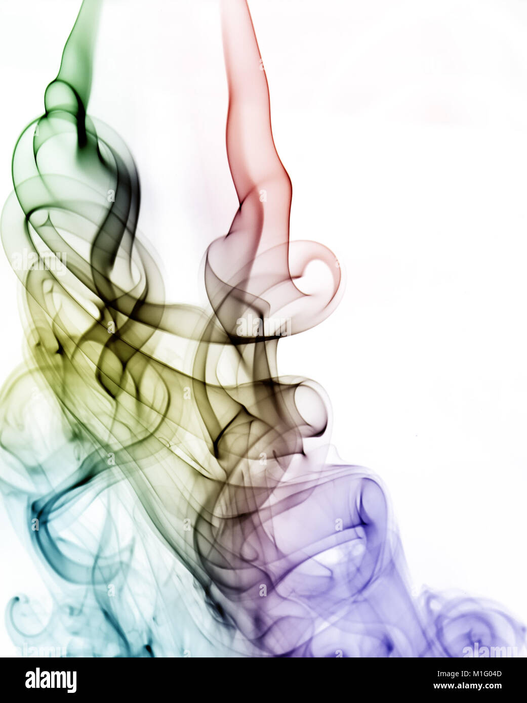 Modello di fumo, texture, sfondo Foto Stock