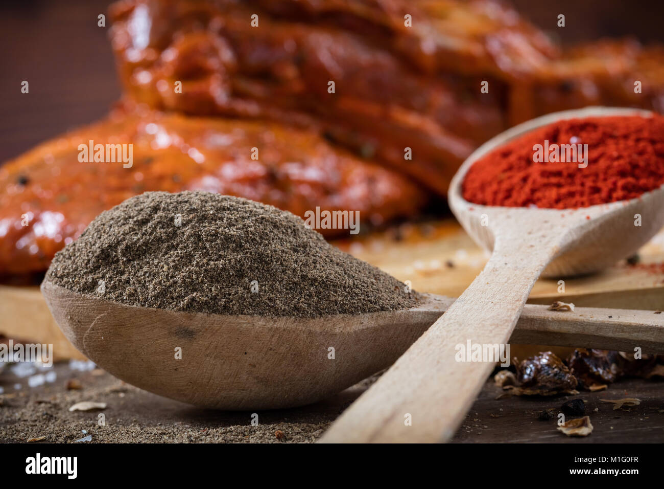 condimenti Foto Stock