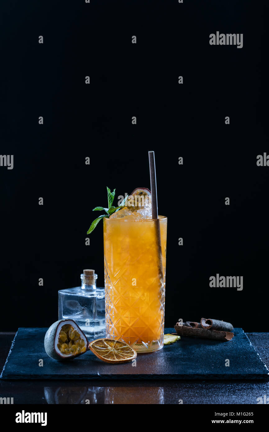 Passione cocktail di frutta Foto Stock