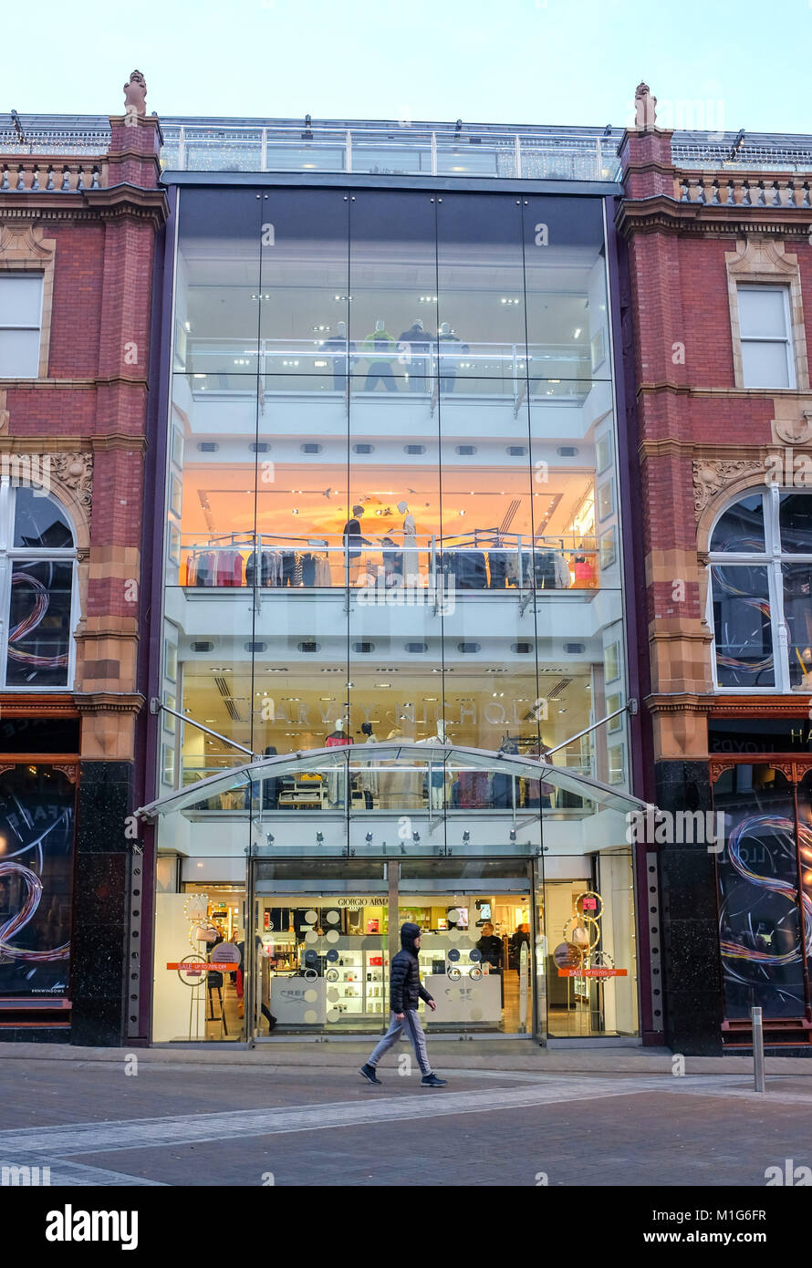 Leeds Yorkshire Regno Unito - l'Harvey Nichols Foto Stock