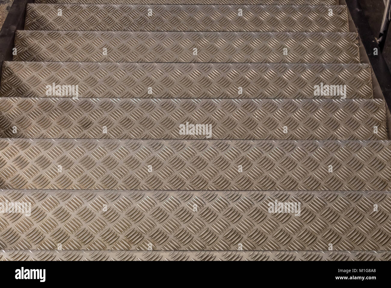 Scale in alluminio Foto Stock