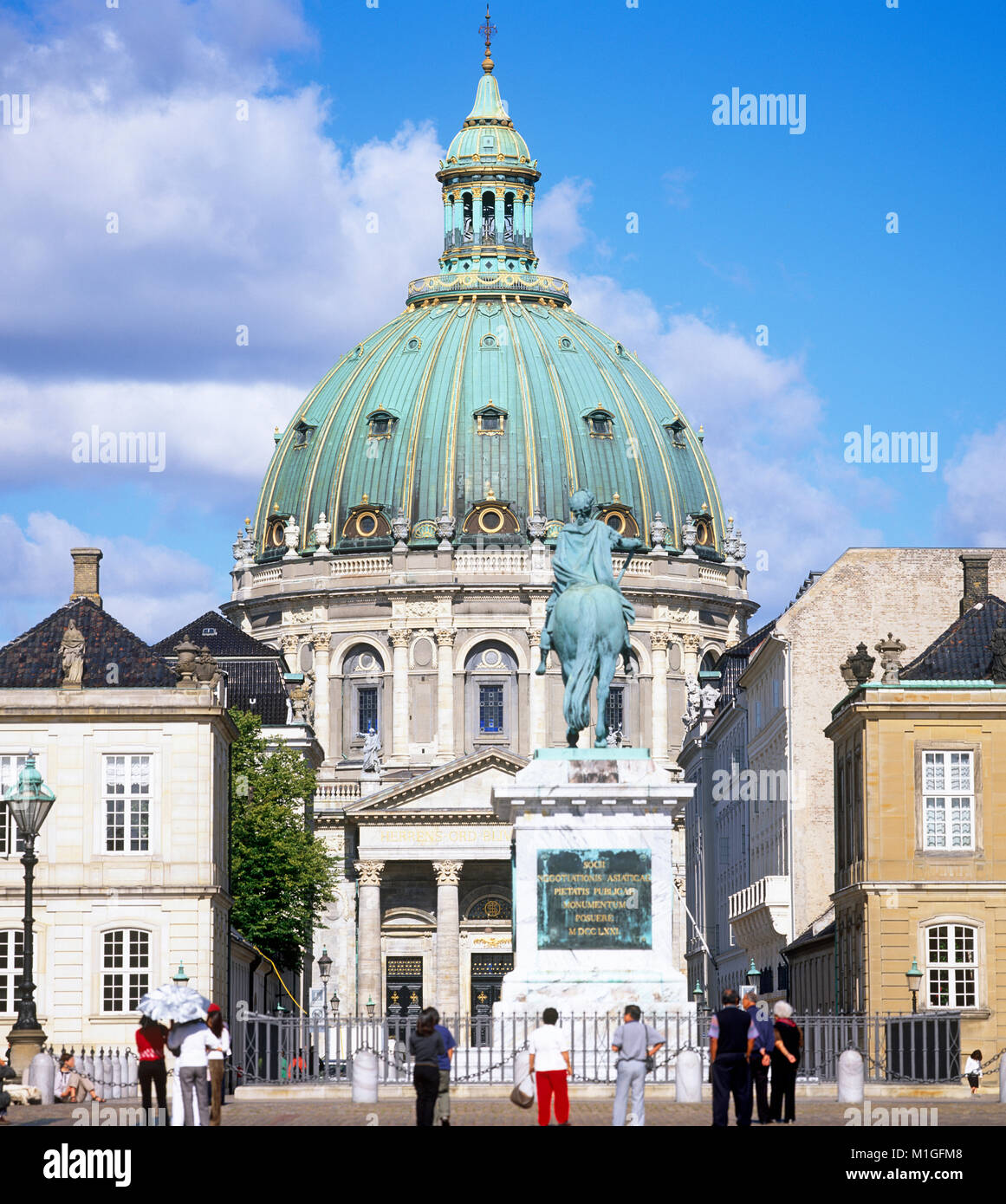 Frederikskirken, aka la chiesa di marmo, Copenhagen, Danimarca Foto Stock