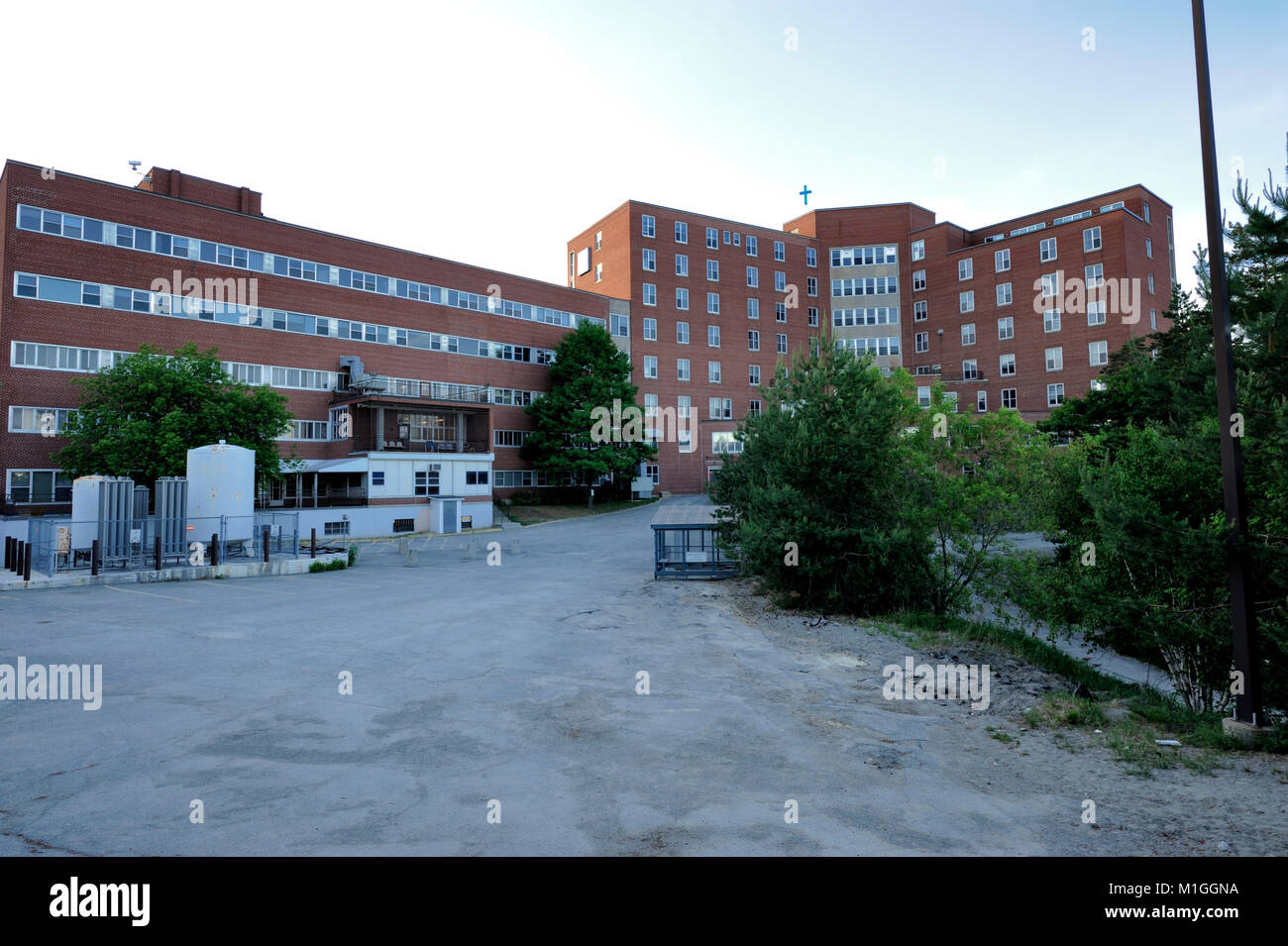 Questo è l'ex Sudbury San Giuseppe Centro salute (l'Sudbury Ospedale Generale). Ora chiusa Foto Stock