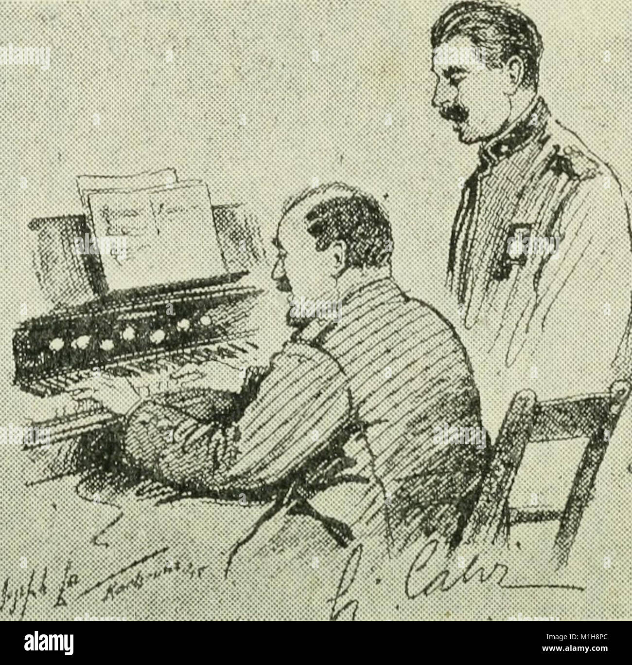 *Un prigioniero a Carlsruhe e in altri campi di prigionia tedeschi* (1920) è un resoconto personale di un prigioniero tenuto in campi tedeschi durante la prima guerra mondiale. La narrazione include illustrazioni dell'autore e descrive le condizioni di prigionia, la vita quotidiana e l'impatto psicologico della prigionia. Foto Stock