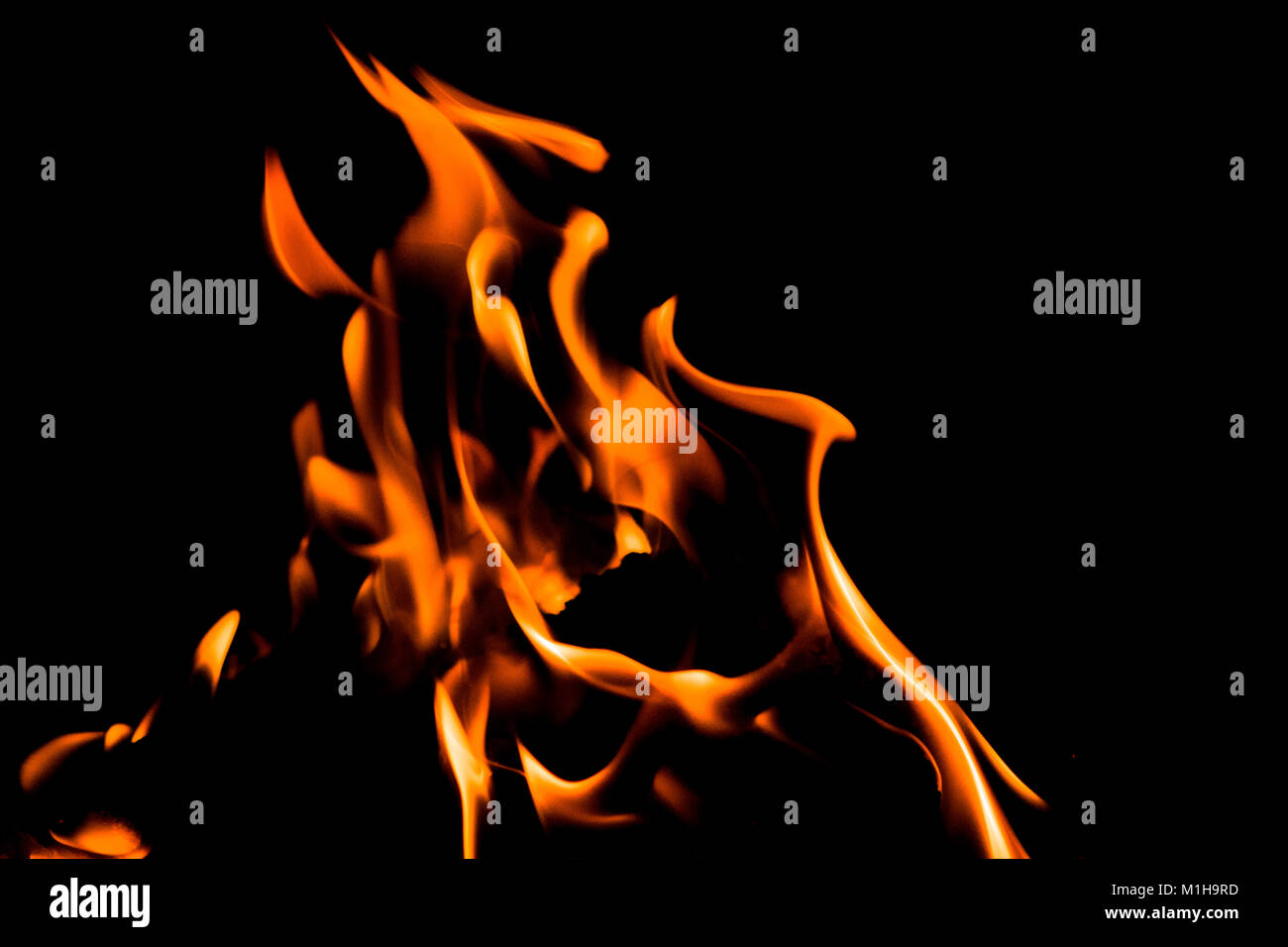 Astratto del fuoco Foto Stock