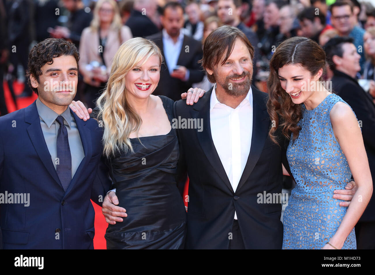 Londra, UK, 13 maggio 2014, UK premiere di " le due facce di gennaio presso il Curzon Mayfair . Mariusz Goslicki/Alamy Foto Stock