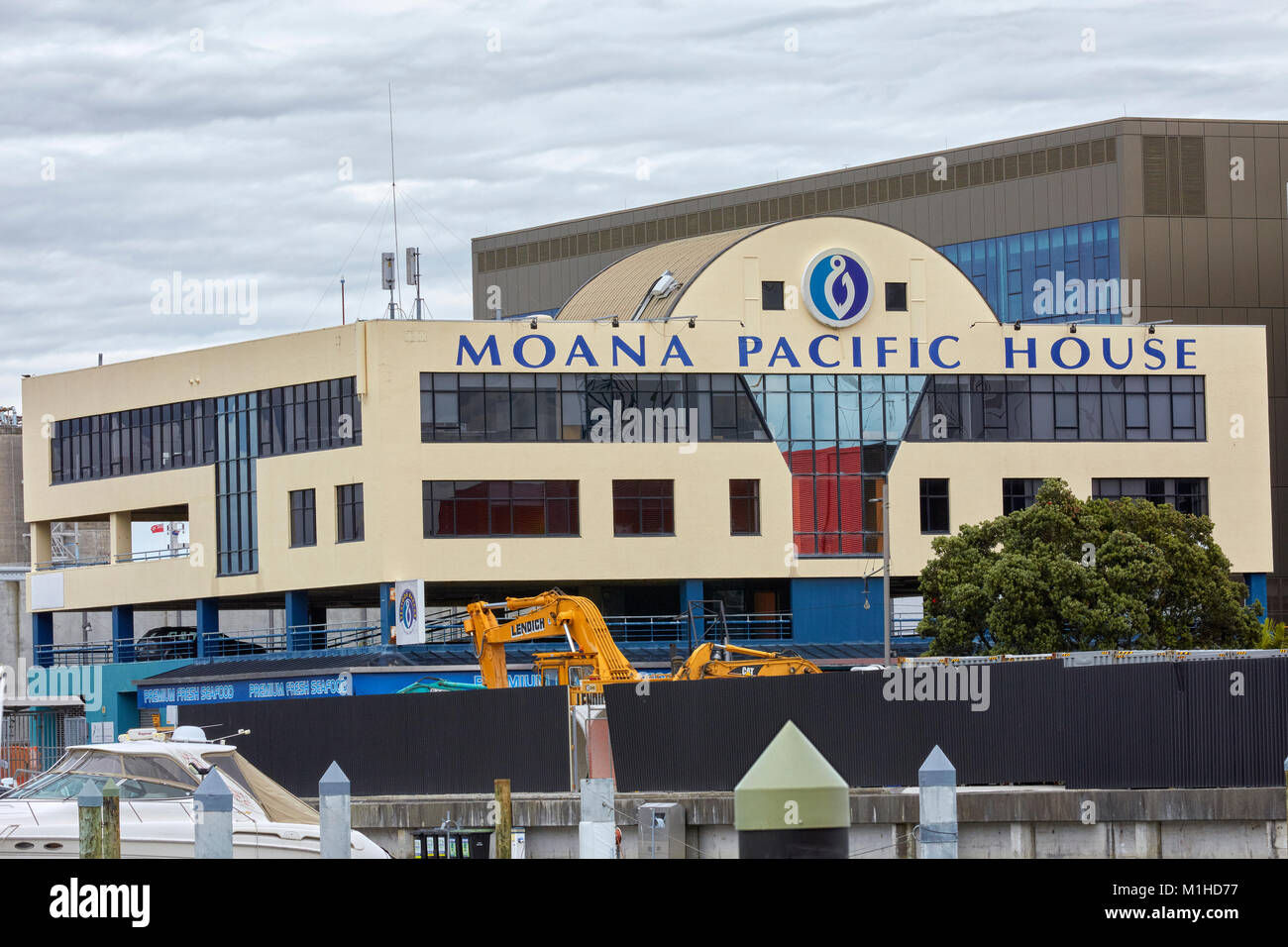 Moana Pacific House, Moana Pesca, Auckland, Nuova Zelanda Foto Stock