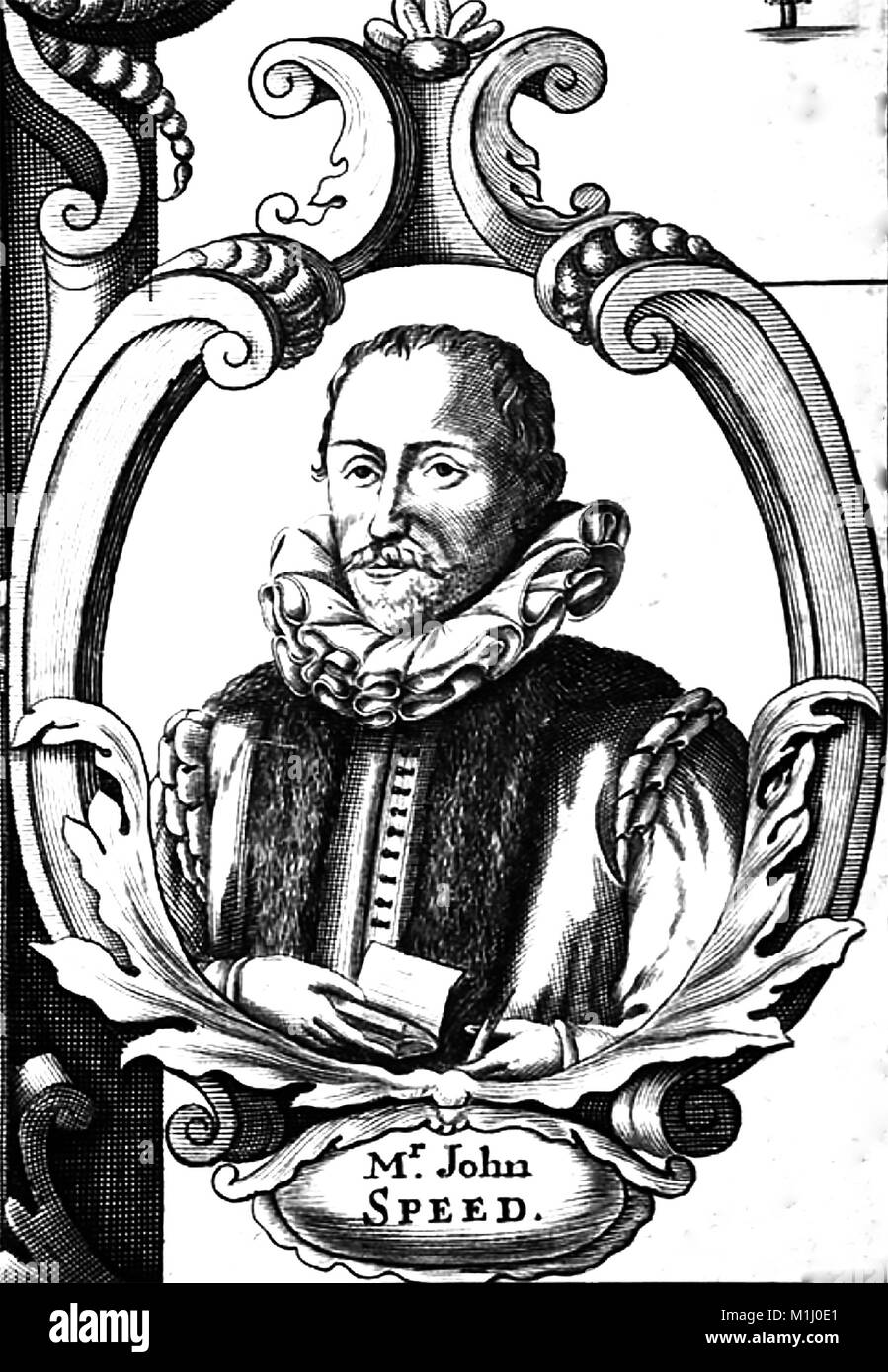JOHN VELOCITÀ (1551/2 - 1629) cartrographer inglese Foto Stock