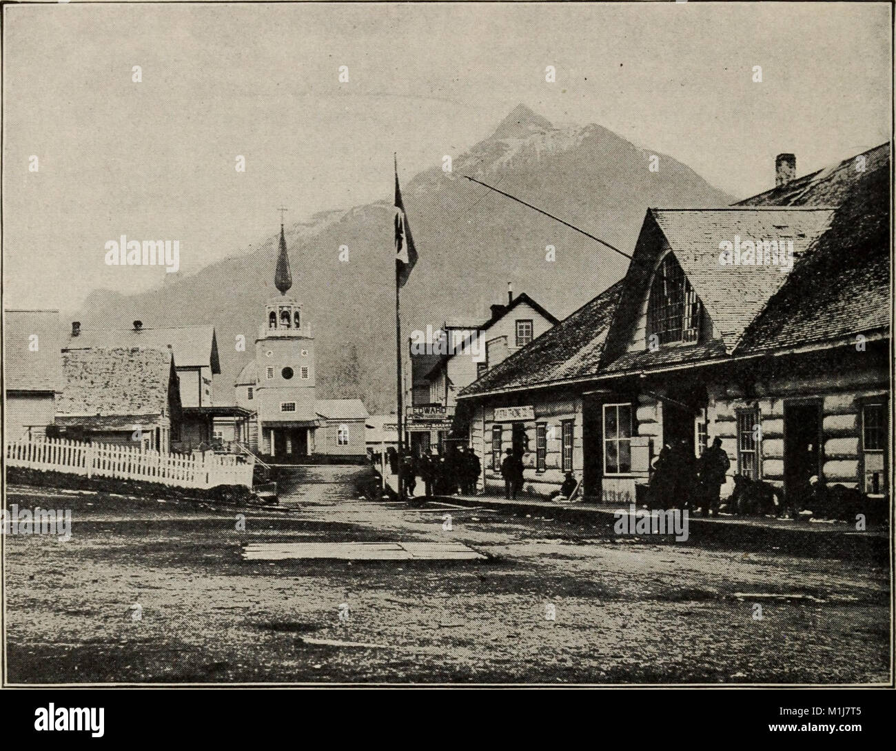 Una serie di estate e autunno escursioni ai Grandi Laghi, il Parco Nazionale di Yellowstone, Pacific Northwest, Alaska, Canadian Rockies, Utah e Colorado e California... (1908) (14762111721) Foto Stock