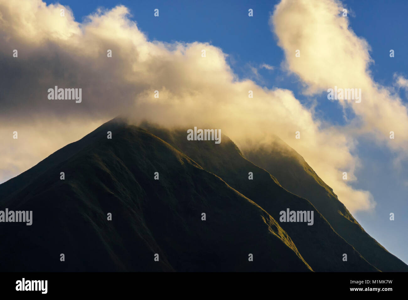 Colline di Sembalun, Nusa Tenggara occidentale, Indonesia Foto Stock