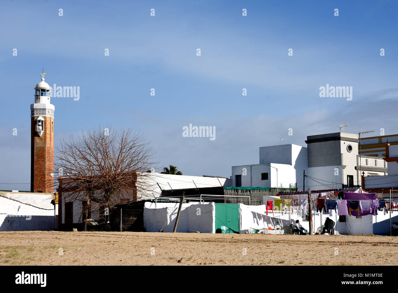 BONANZA - Puerto de Sanlucar de Barrameda - Porto ,porto di Sanlucar de Barrameda ( la foce del fiume Guadalquivir ) spagnolo, Spagna. Foto Stock