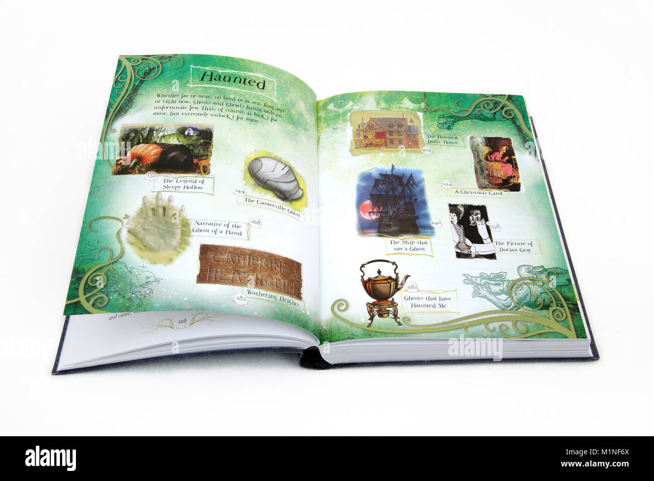 Hardback Prenota Classic storie di fantasmi da Miles Kelly Foto Stock