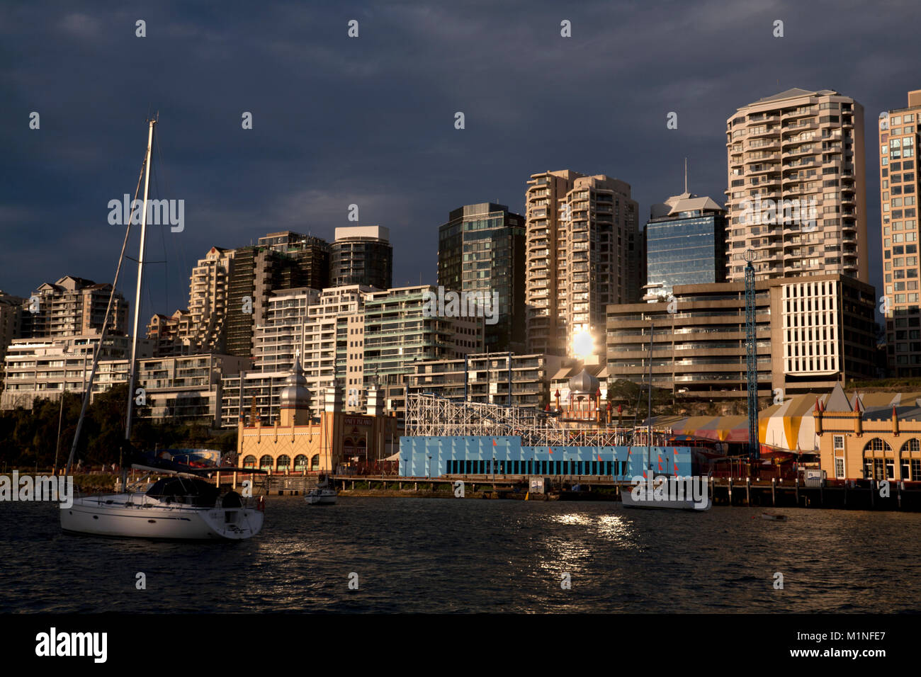 Il luna park North Sydney, Nuovo Galles del Sud Australia Foto Stock