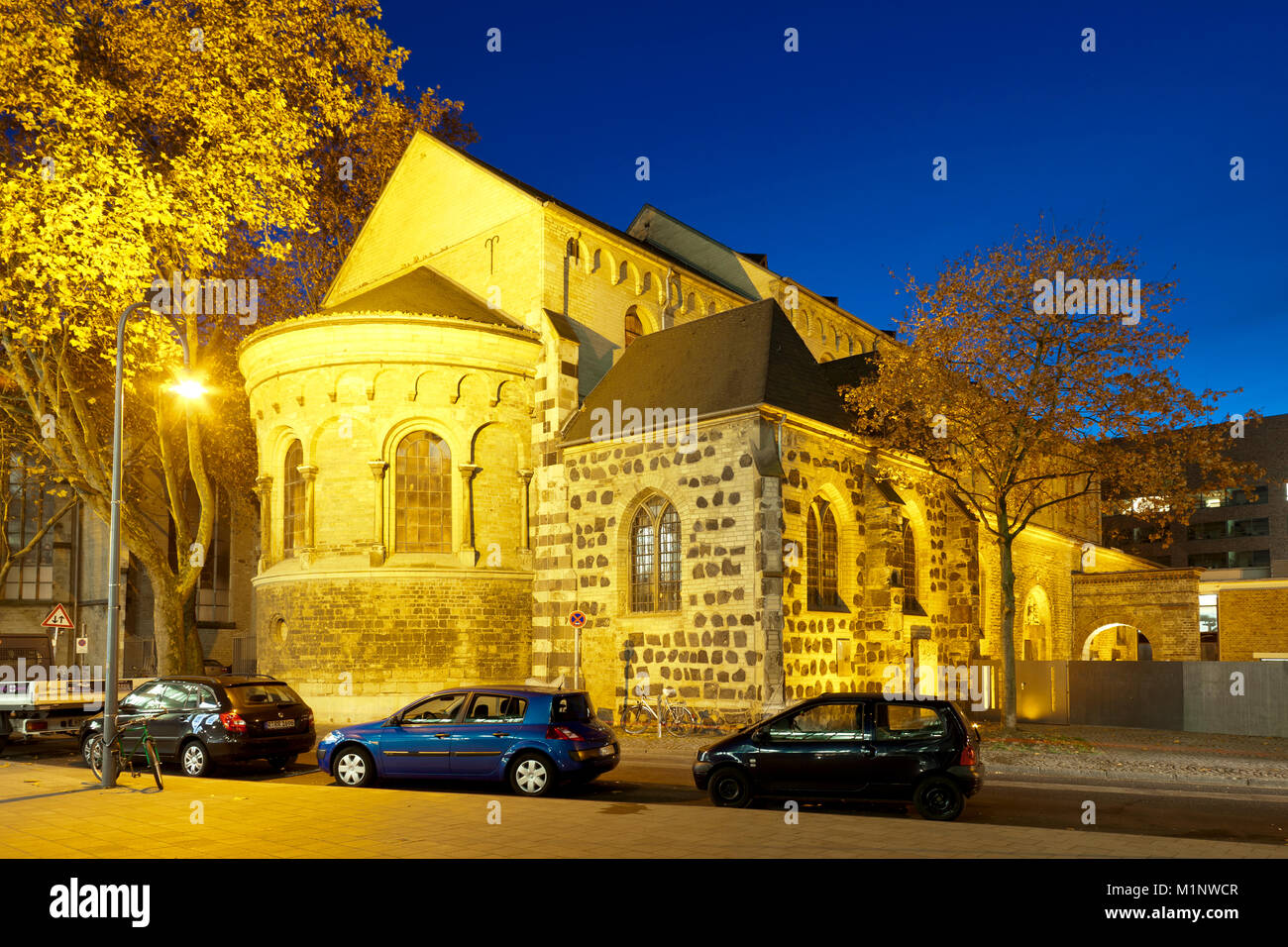 Germania, Colonia, la chiesa romanica di San Caecilien, dal 1956, la chiesa è stata la casa del Schnuetgen Museo di arte medievale Deutschlan Foto Stock