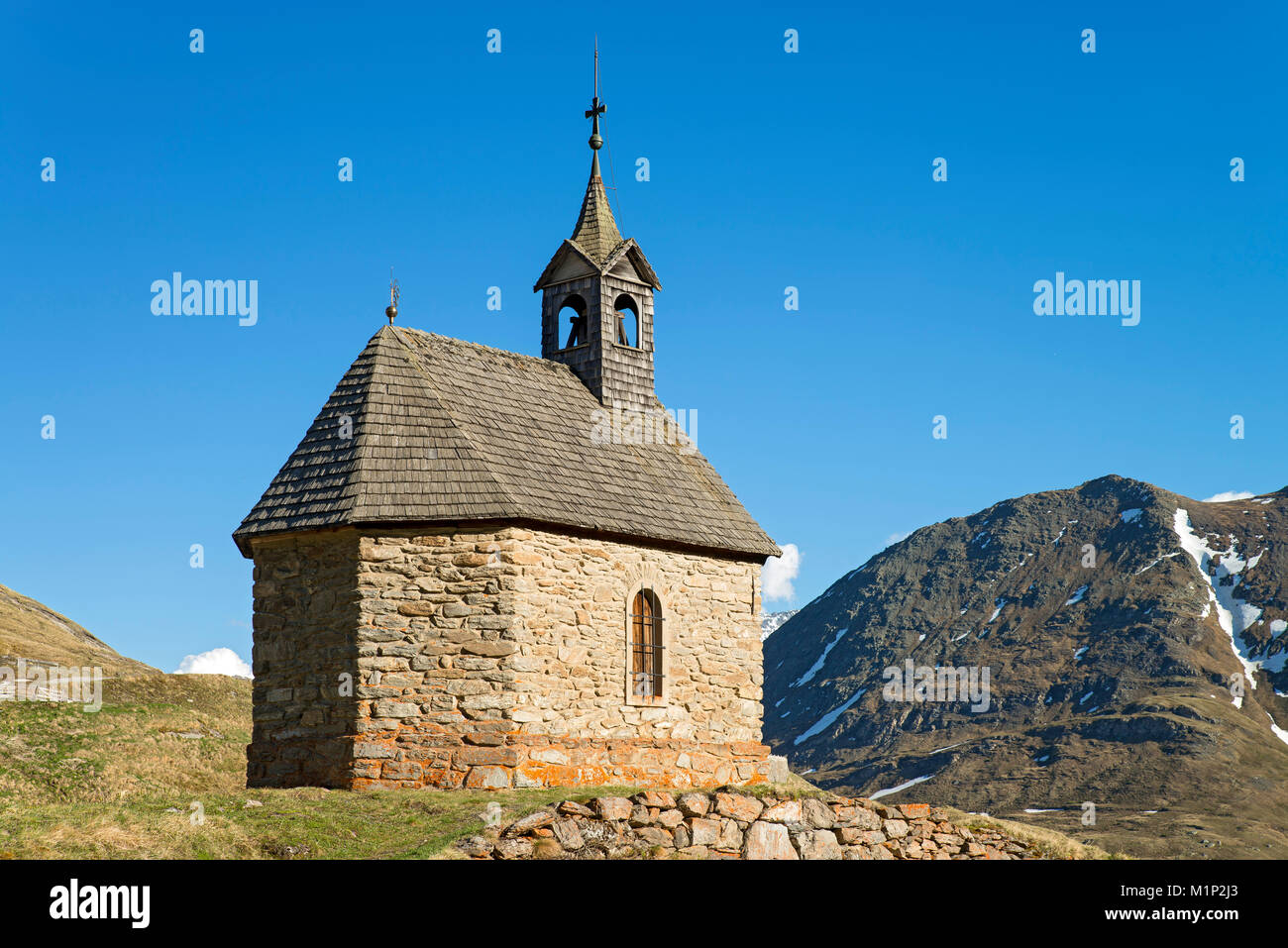 Cuore di Gesù Cappella,Bretterboden,Kaiser-Franz-Josefs-Höhe,Carinzia, Austria Foto Stock