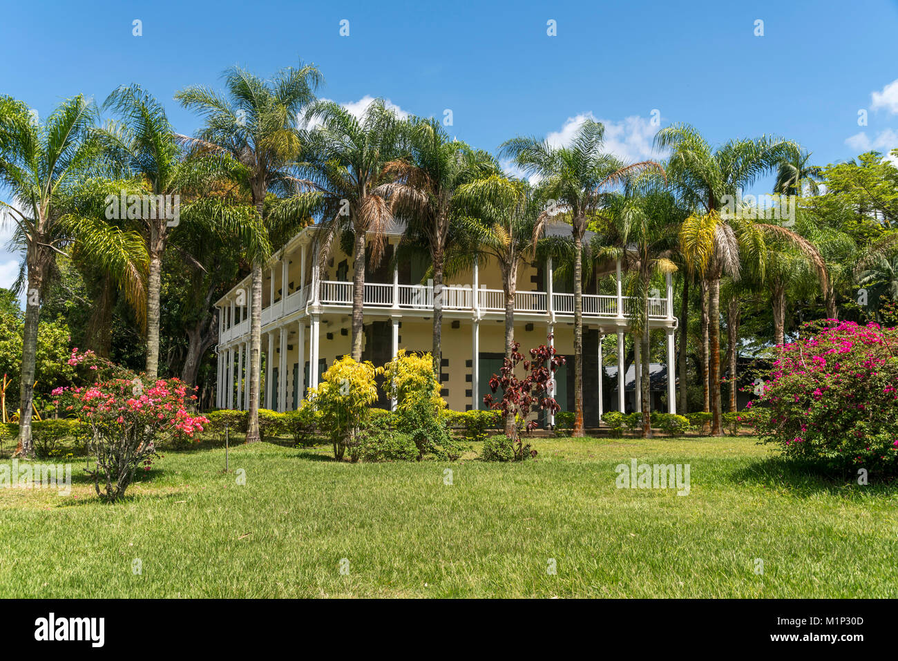 Colonial Villa Mon Plaisir,Pamplemousses Il giardino botanico,Maurizio Foto Stock