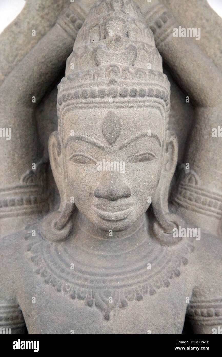 Shiva, il museo di scultura a Cham, Danang, Vietnam, Indocina, Asia sud-orientale, Asia Foto Stock