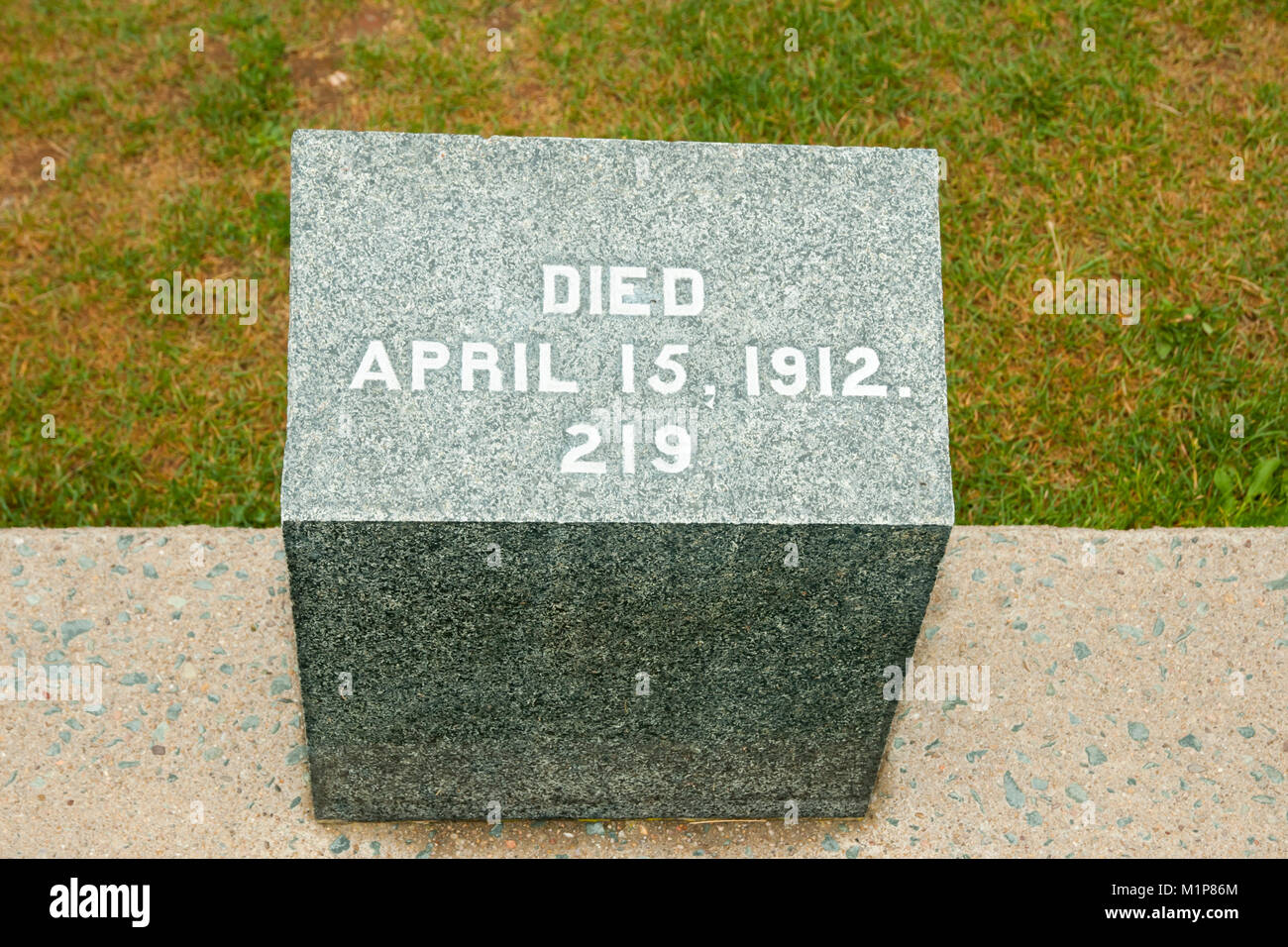 Tomba di Titanic - Halifax - Nova Scotia Foto Stock