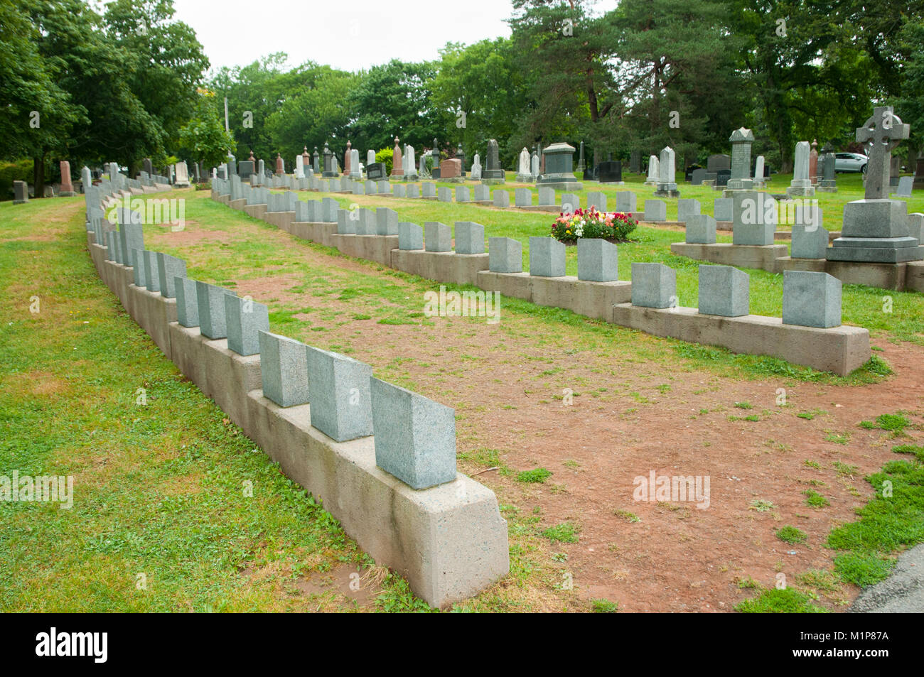 Titanic tombe - Halifax - Nova Scotia Foto Stock