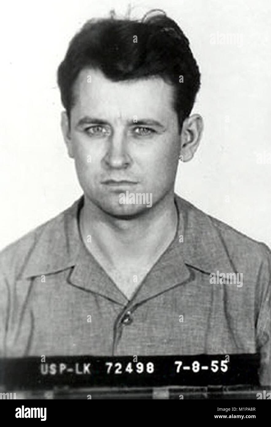 James Earl Ray (1928 -1998) condannato criminale che ha supplicato colpevole di omicidio di Martin Luther King Jr. il 4 aprile 1968 a Memphis, Tennessee Foto Stock