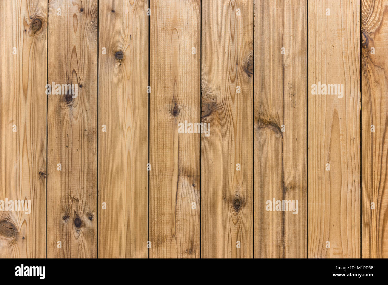 Asse di legno Parete strutturata in linee verticali Foto Stock