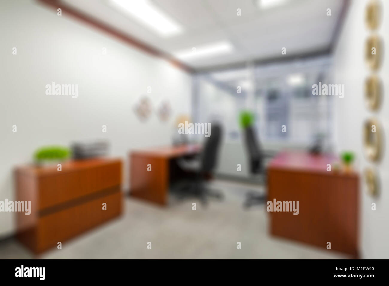 Sfondo astratto di uffici interni Foto Stock