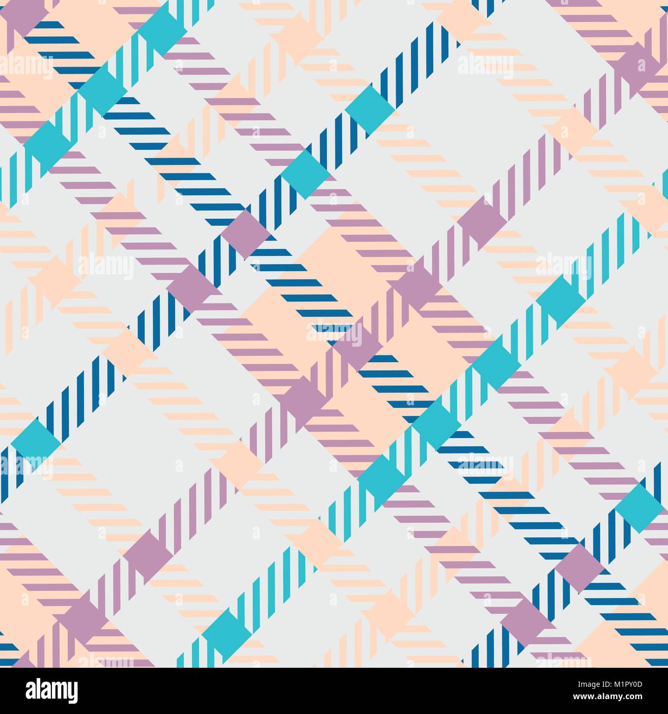 Seamless vettore di tartan.pattern a strisce colorate di luce plaid pattern Illustrazione Vettoriale