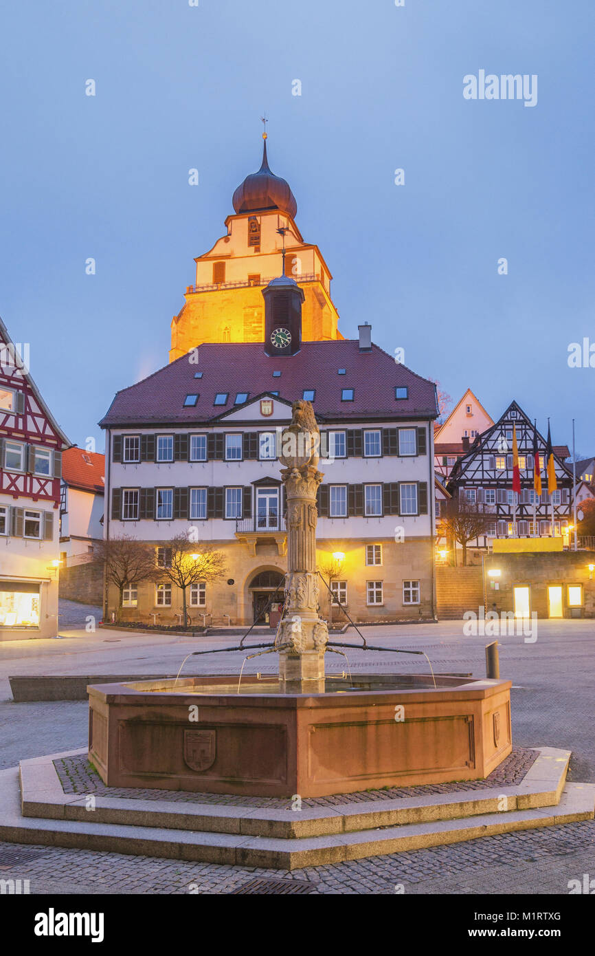 Herrenberg, Germania Foto Stock