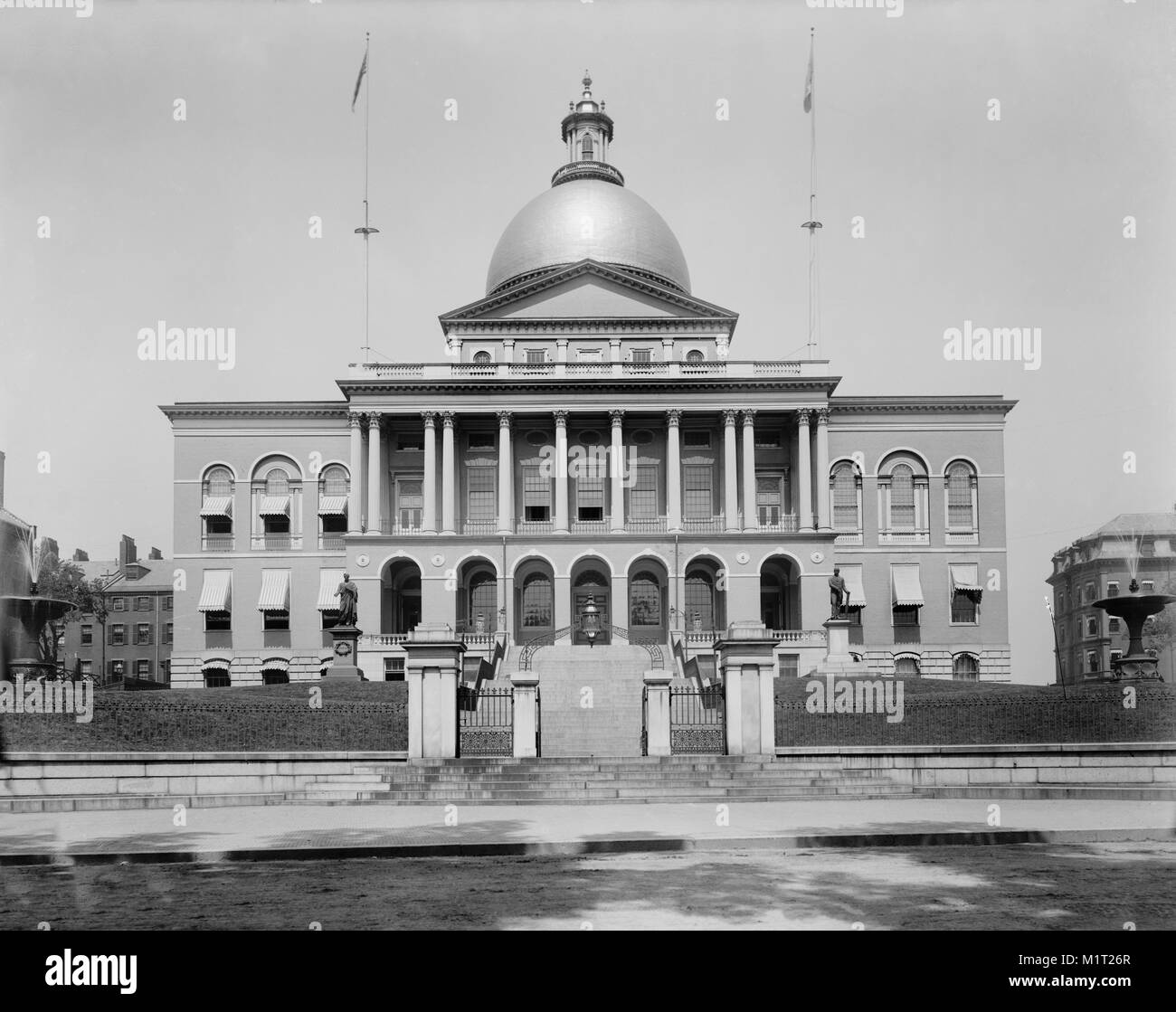 Casa di stato, Boston, Massachusetts, USA, Detroit Publishing Company, 1899 Foto Stock