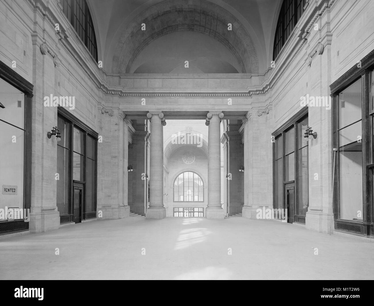 Ingresso Arcade alla Loggia e la principale sala di attesa, Pennsylvania Station, New York New York, Stati Uniti d'America, Detroit Publishing Company, 1910 Foto Stock