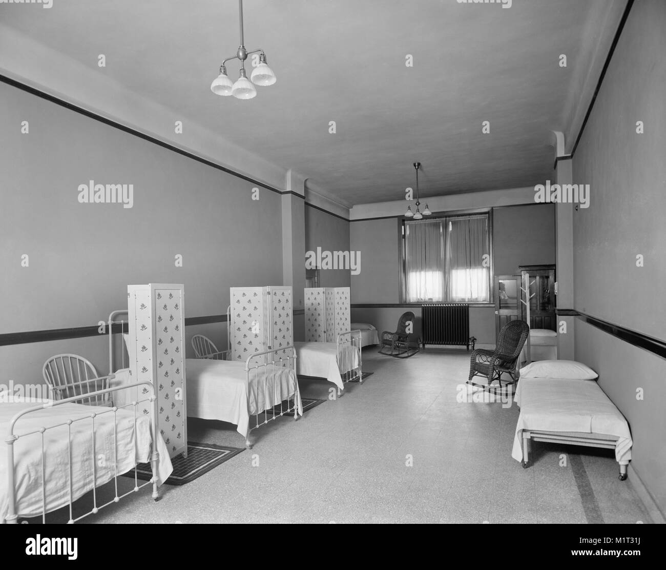 Sala di emergenza, Chicago e North Western Terminal, Chicago, Illinois, Stati Uniti d'America, Detroit Publishing Company, 1912 Foto Stock