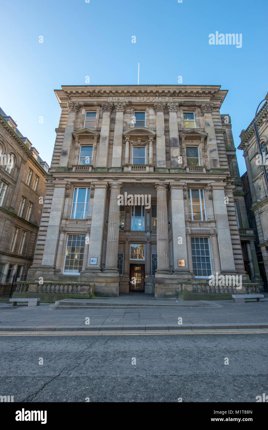 Il vecchio ufficio postale, Newcastle upon Tyne, Regno Unito Foto Stock