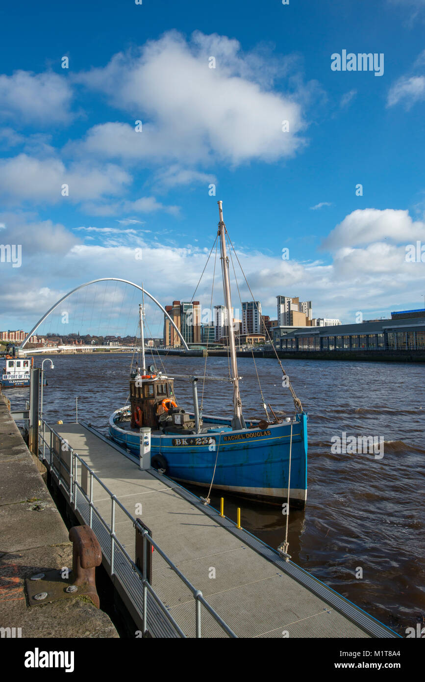 Newcastle Quayside, Newcastle upon Tyne, Regno Unito Foto Stock