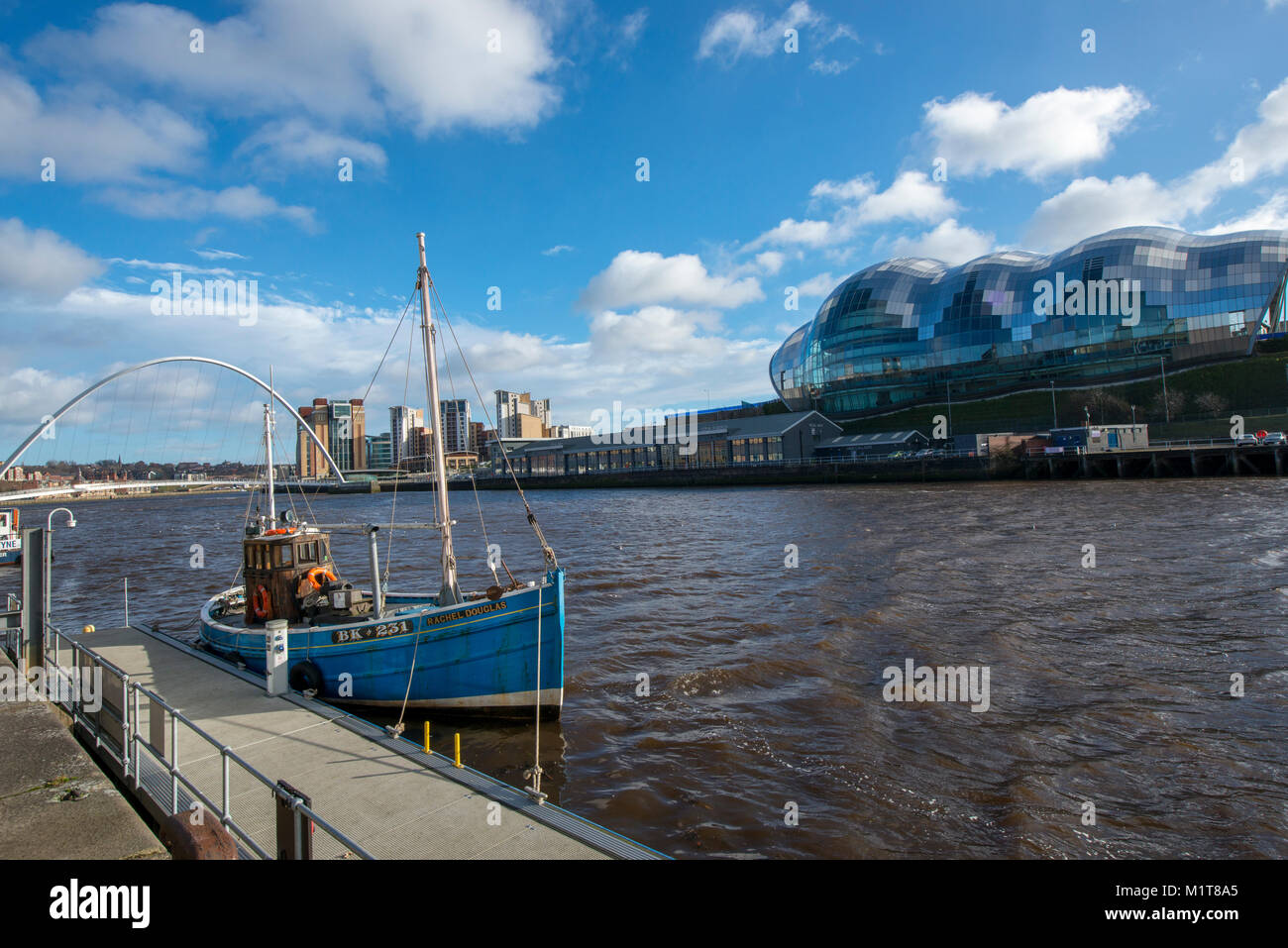 Newcastle Quayside, Newcastle upon Tyne, Regno Unito Foto Stock