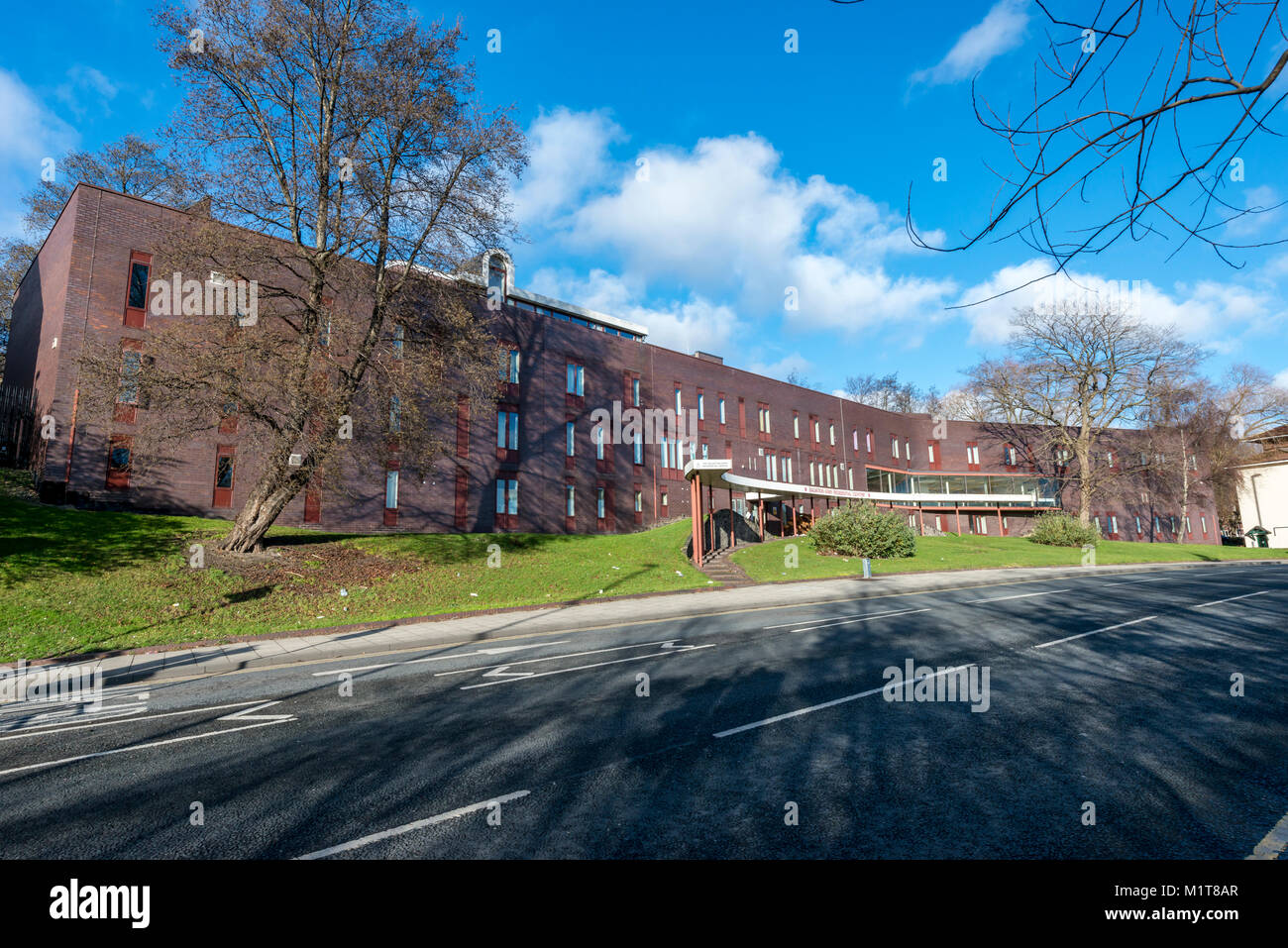 Esercito della salvezza centro residenziale, Newcastle upon Tyne, Regno Unito Foto Stock