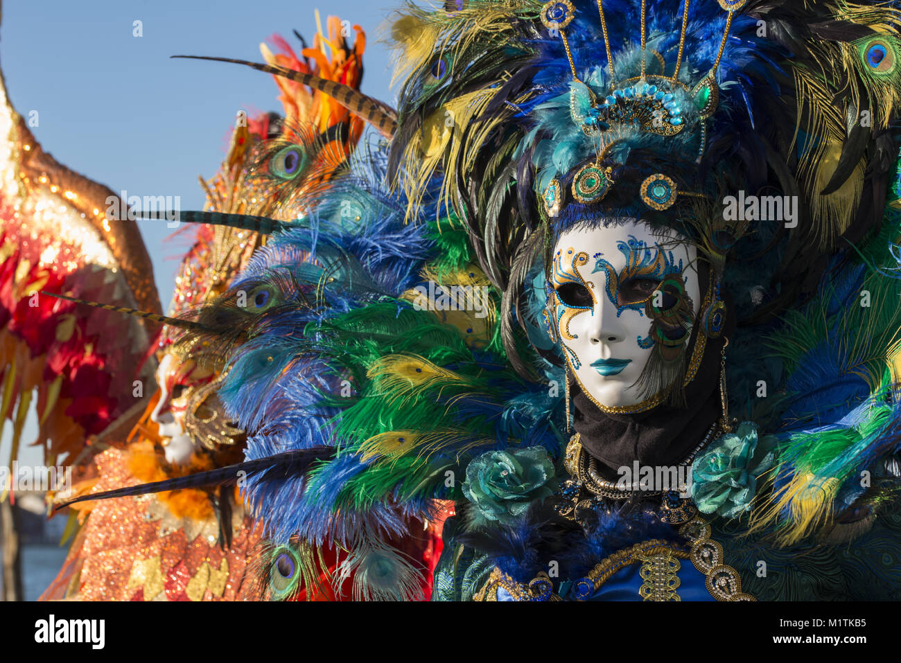 Il carnevale di Venezia Foto Stock