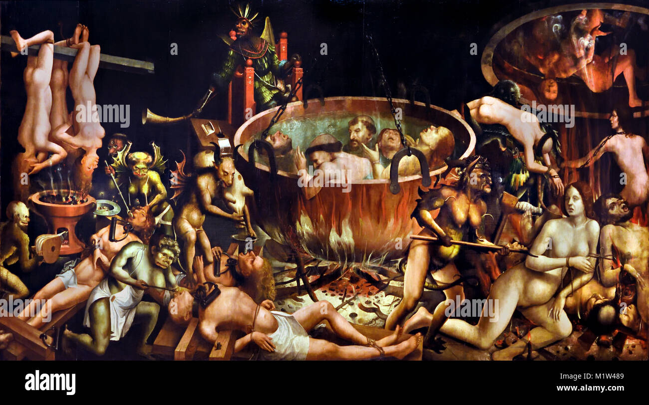 Inferno - Inferno 1510 Master sconosciuto cinquecentesca di Portogallo, portoghese, Foto Stock