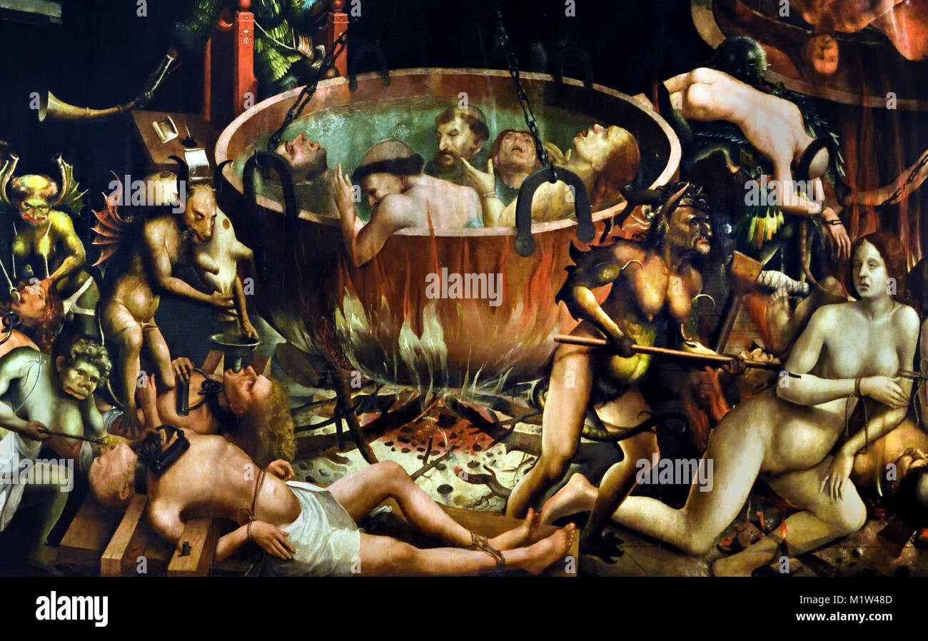 Inferno - Inferno 1510 Master sconosciuto cinquecentesca di Portogallo, portoghese, Foto Stock