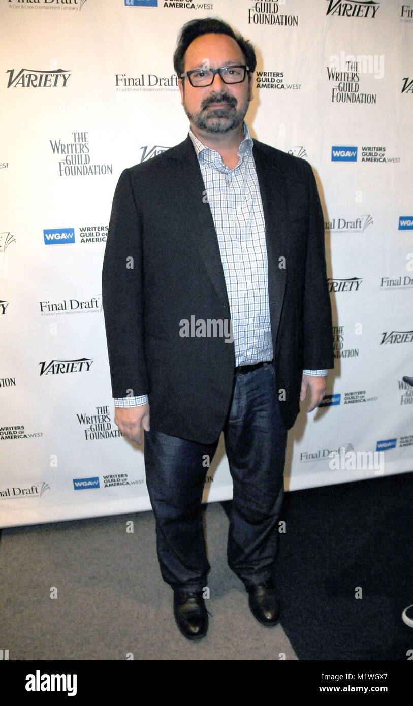 Los Angeles, California, USA. Il 1 febbraio, 2018. Scrittore e regista James Mangold assiste 2018 Al di là delle parole 2018 a Writers Guild Theatre il 1 febbraio 2018 a Beverly Hills, la California. Foto di Barry re/Alamy Live News Foto Stock