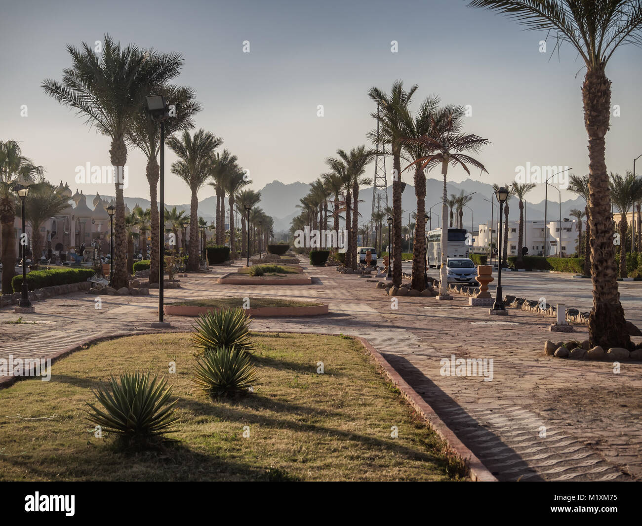 Mercato con cupole a cipolla in Sharm El-Sheikh Sinai, Egitto Foto Stock