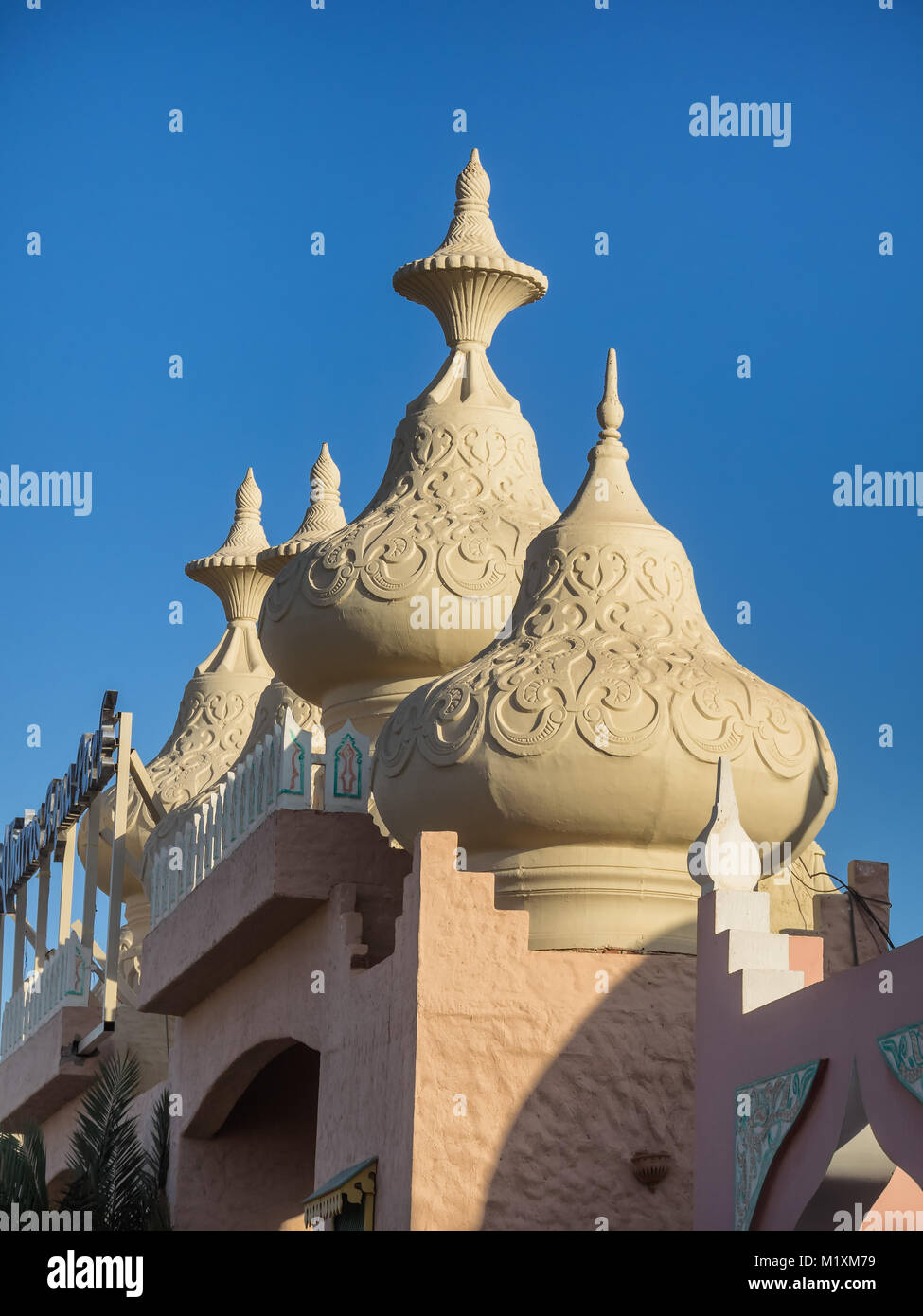 Mercato con cupole a cipolla in Sharm El-Sheikh Sinai, Egitto Foto Stock