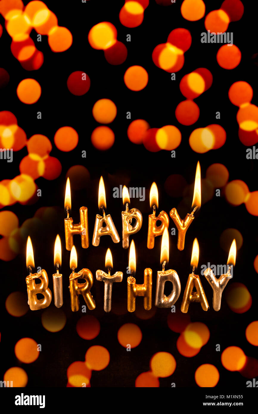 Buon compleanno card Foto Stock
