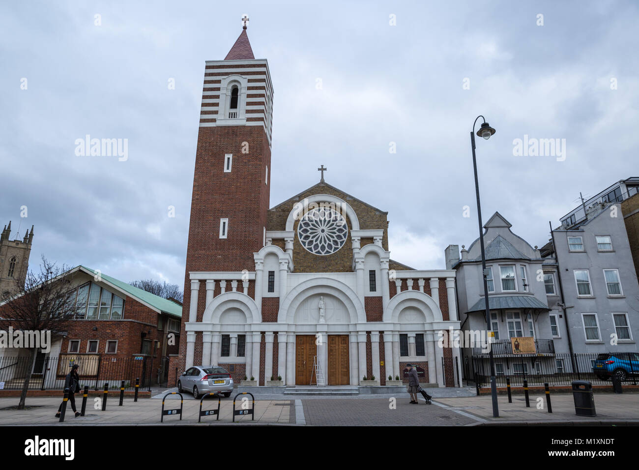 San Bonifacio chiesa cattolica Tooting Foto Stock