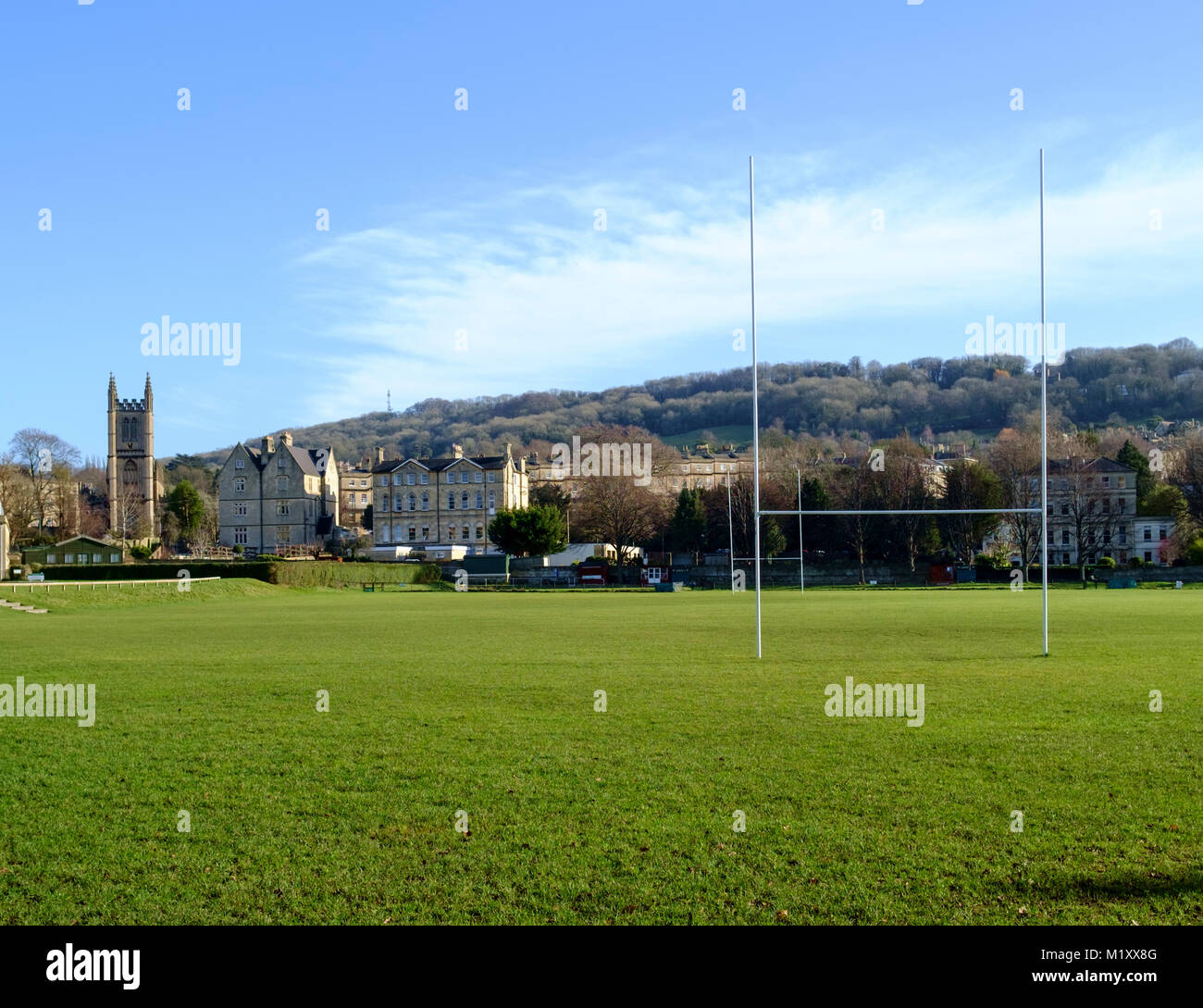 La ricreazione polv, passo di rugby in Bath somerset England Regno Unito Foto Stock