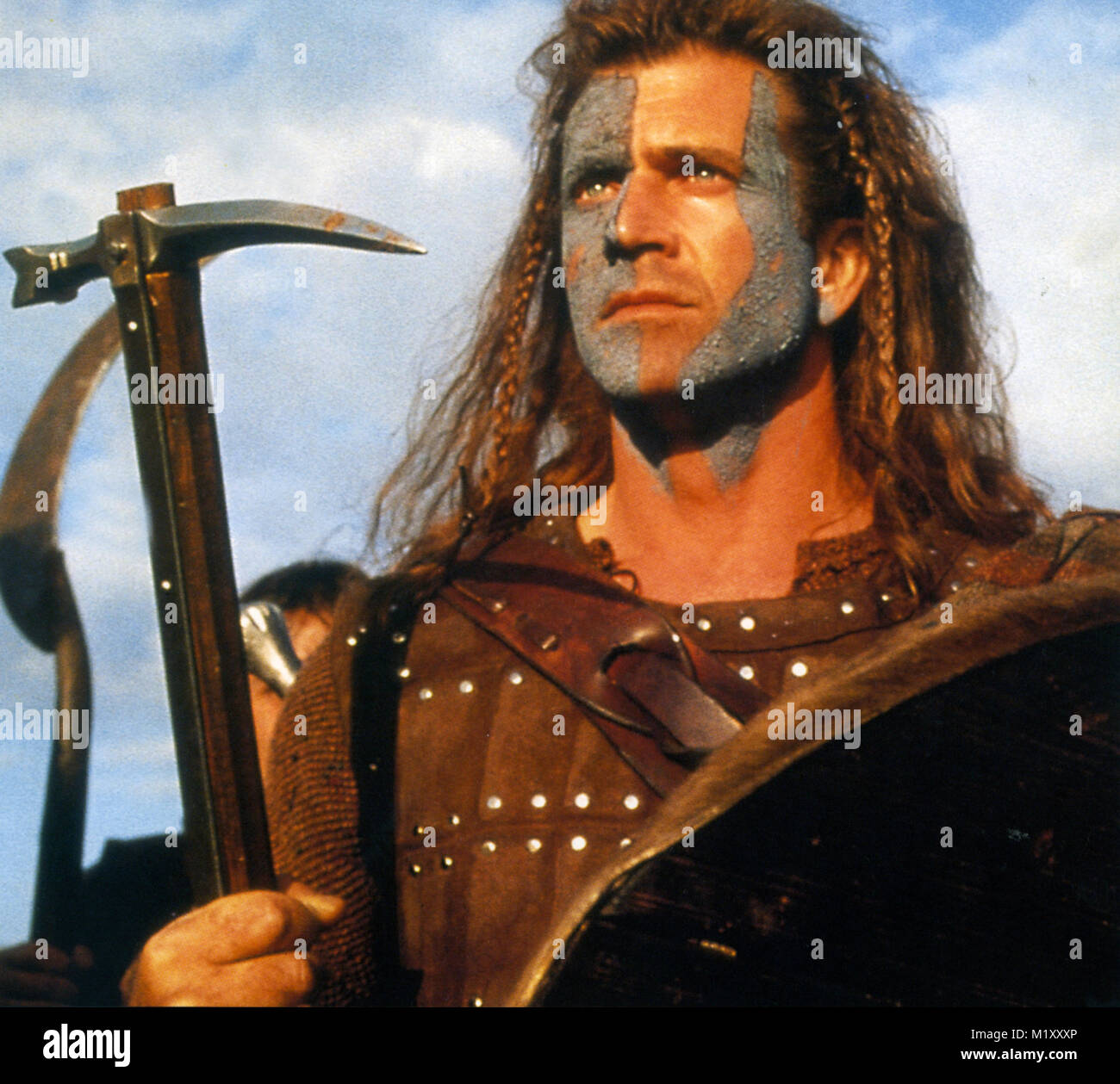 BRAVEHEART 1995 Icona film di intrattenimento con Mel Gibson Foto Stock