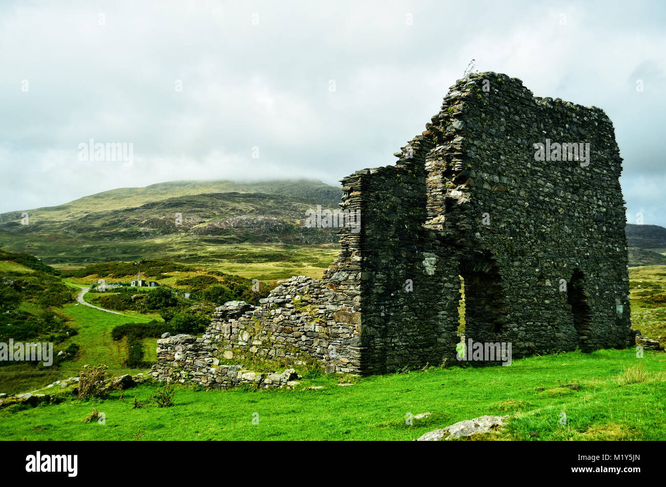 Il castello di Dolwyddelan Foto Stock